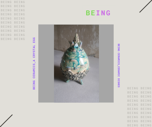 BEING_ceramics_a chystal egg_unique handmade ceramics_ARTISTRY - beingsells